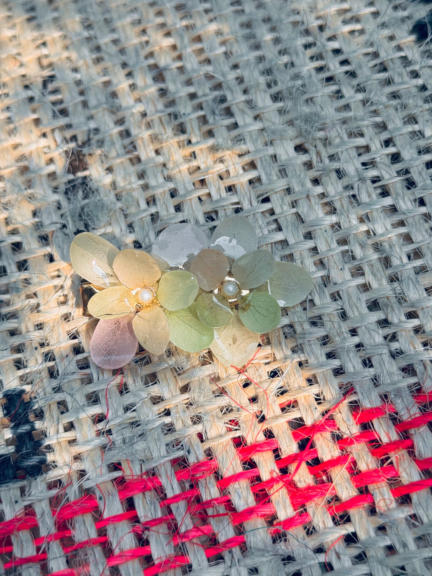Pastel Dream Real Hydrangea Hair Clip