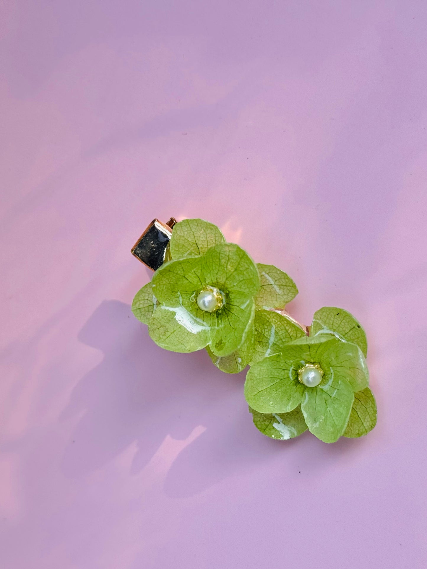 Fresh Bloom Real Hydrangea Hair Clip