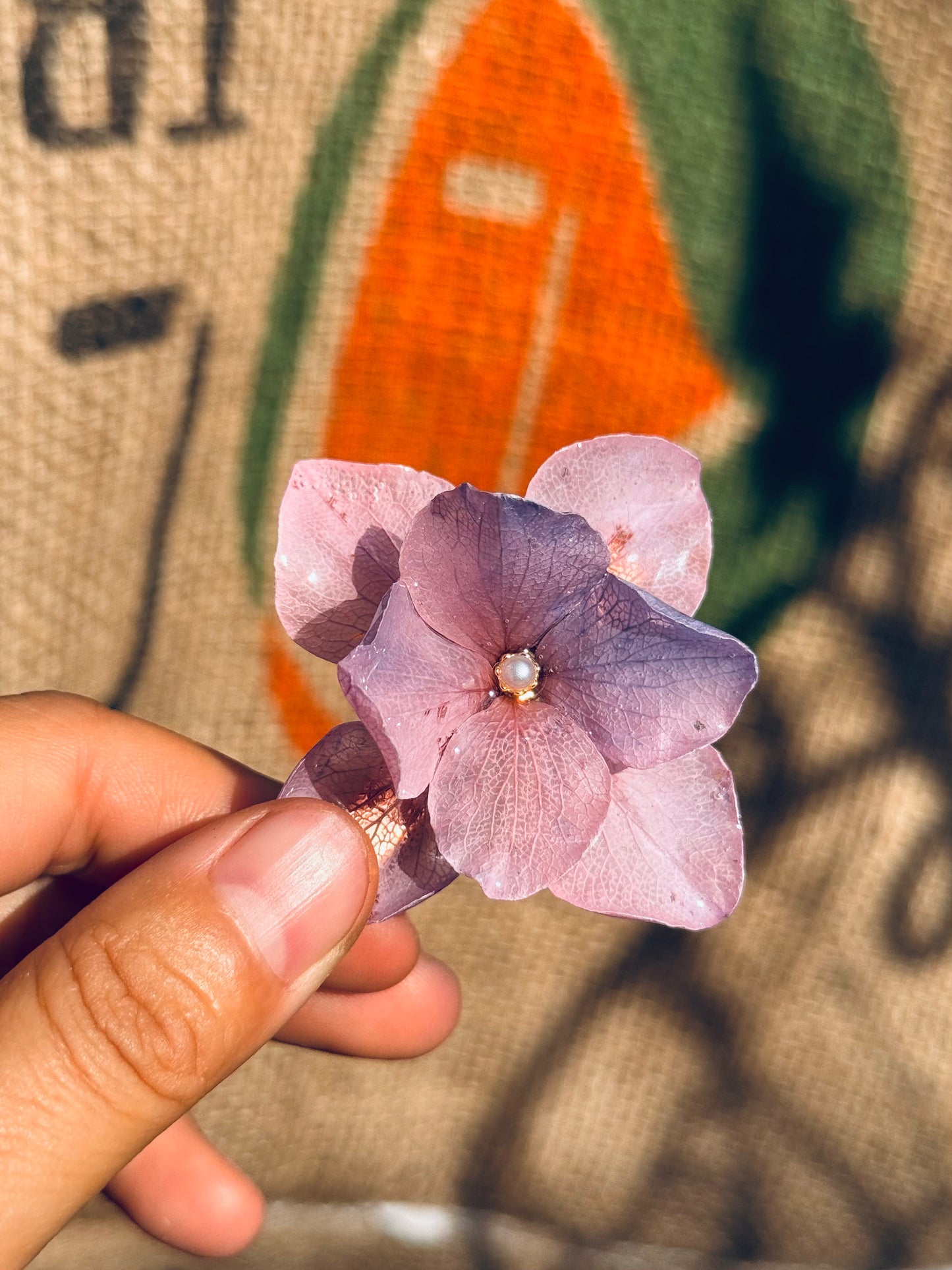 Blush Petal Bloom Clip