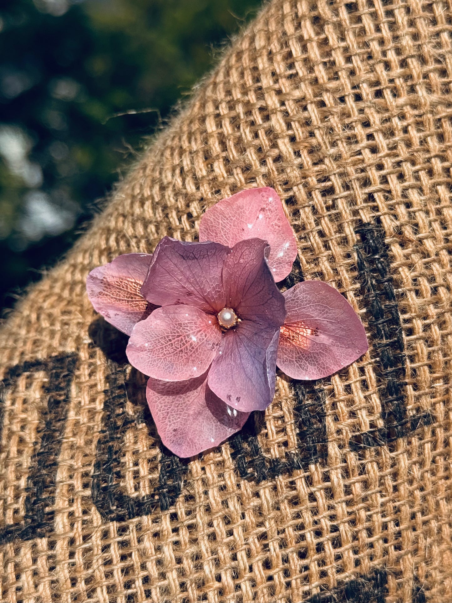 Blush Petal Bloom Clip