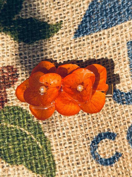 Amber Bloom Hydrangea Clip