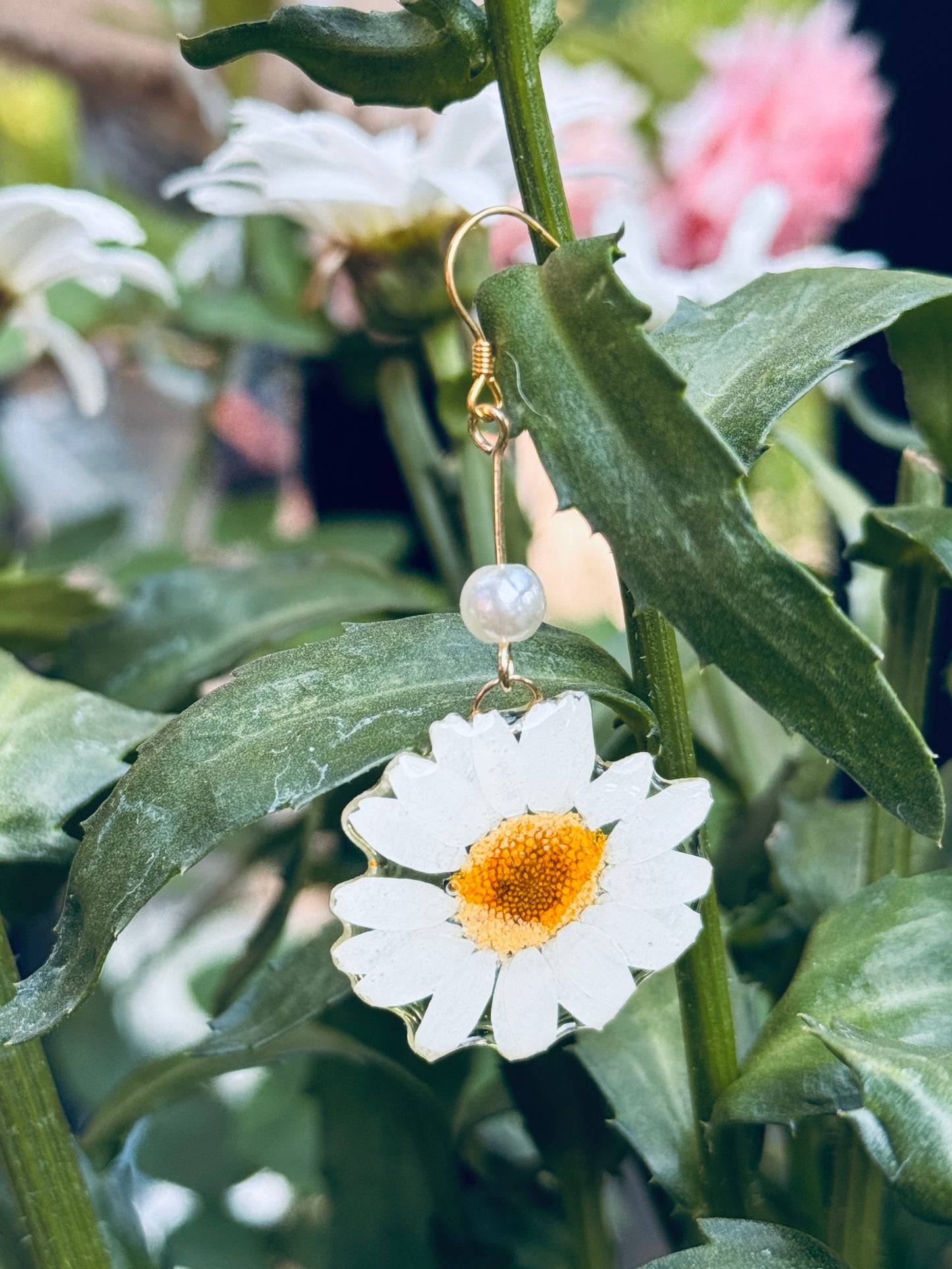 🌼 Pure Daisy 14k Hoop Earrings✨