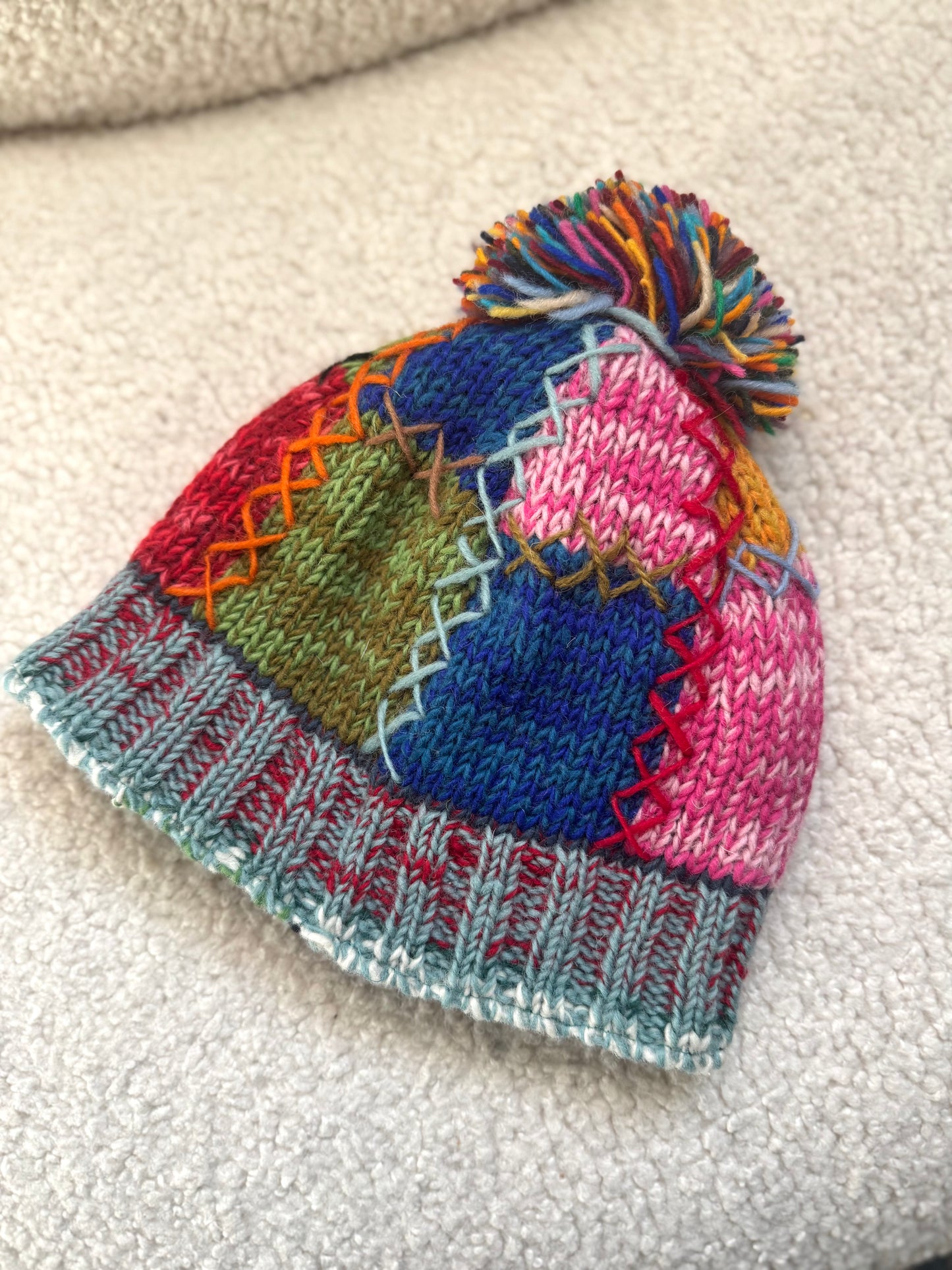 🔥 “Festival Glow” Wool Knit Hats – Handmade in Nepal(3 Options) 🇳🇵