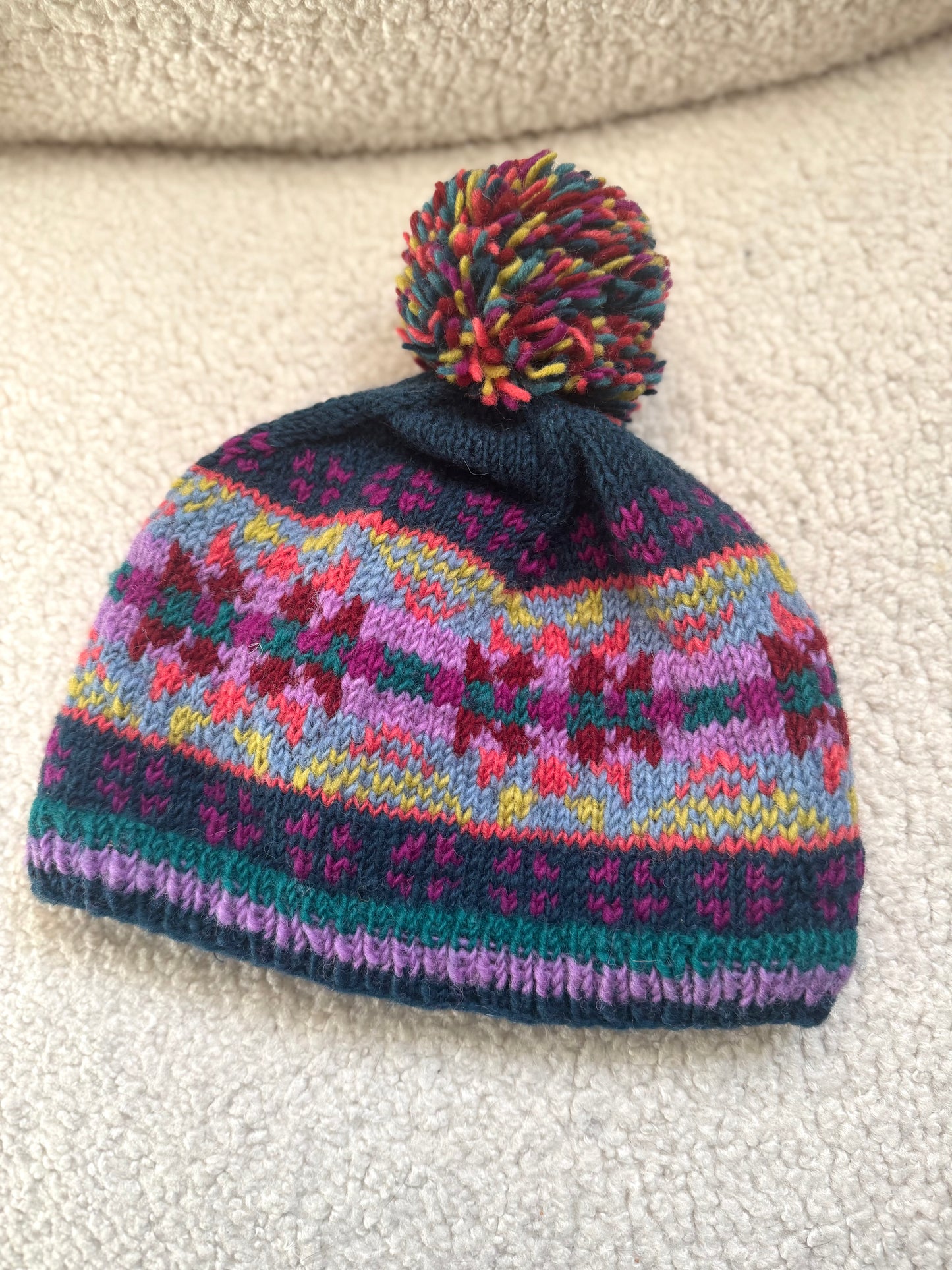 🔥 “Festival Glow” Wool Knit Hats – Handmade in Nepal(3 Options) 🇳🇵