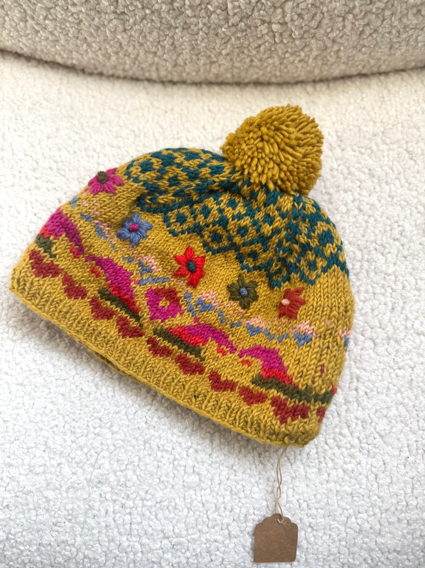 🔥 “Festival Glow” Wool Knit Hats – Handmade in Nepal(3 Options) 🇳🇵