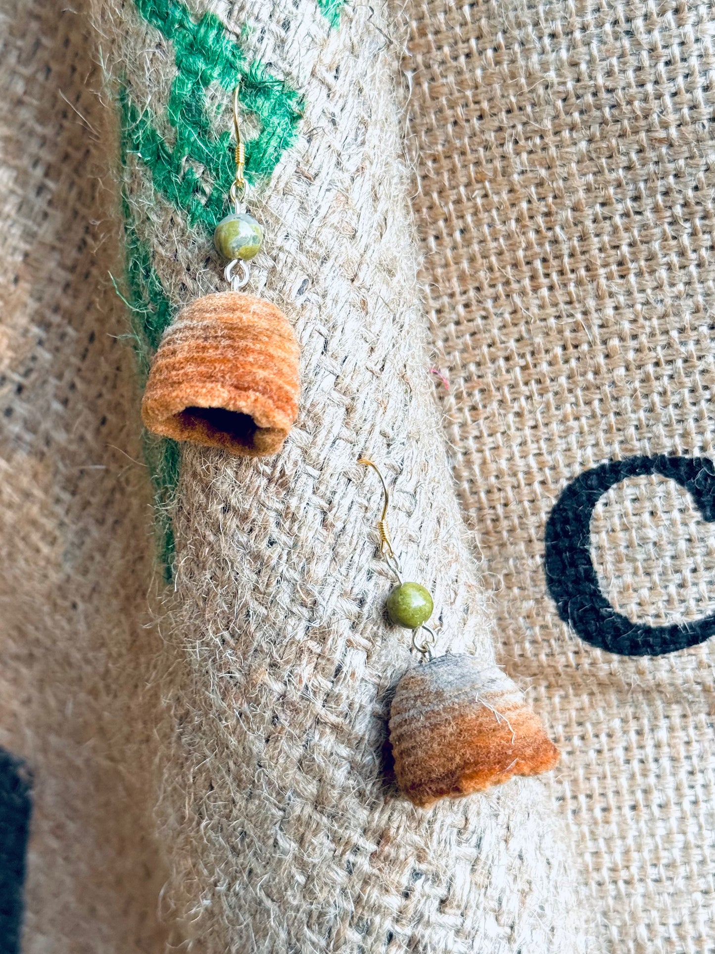 Acorn Forest Bells | 14k Gold Hook