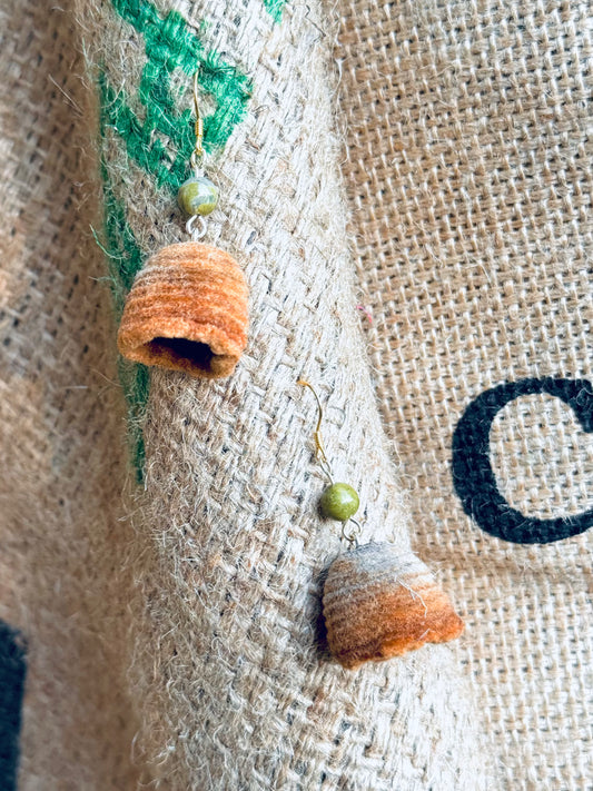 Acorn Forest Bells | 14k Gold Hook