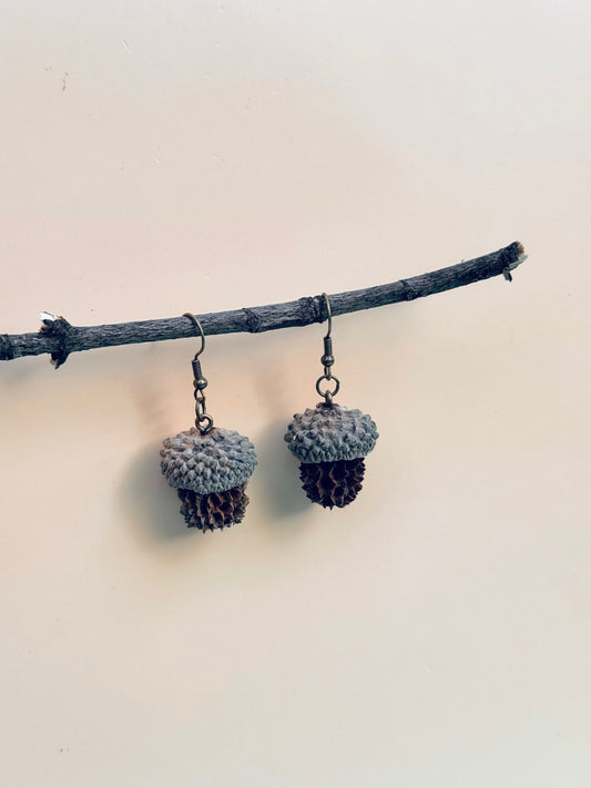 🌲 Pine Charm Earrings