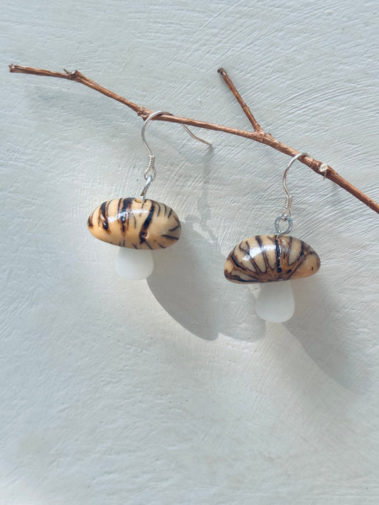 🍄 Mushroom Magic Earrings