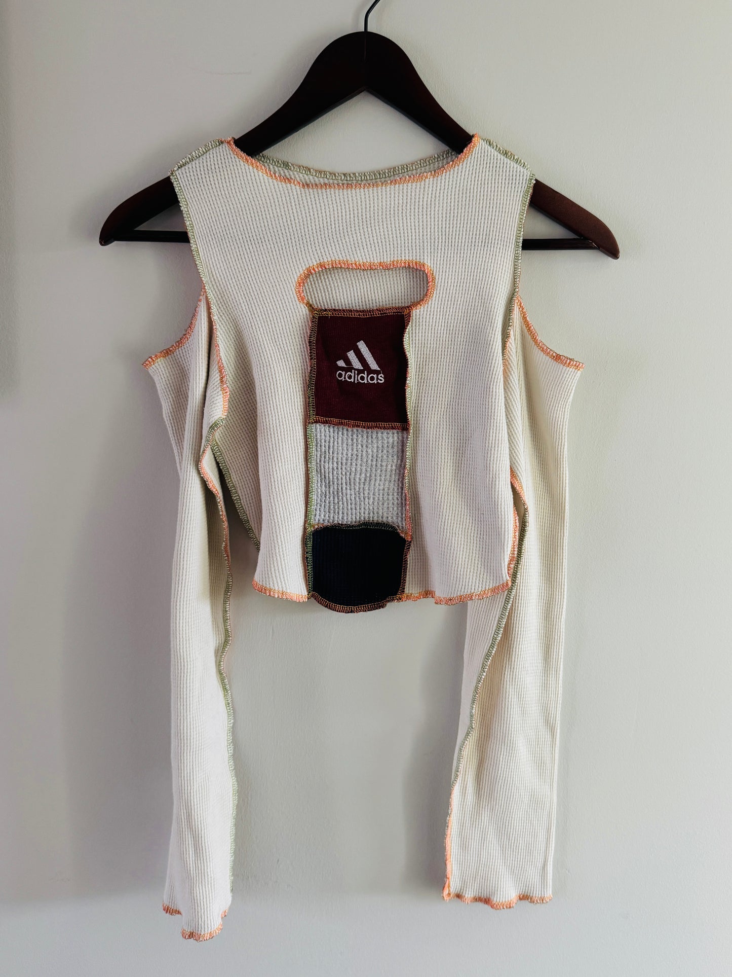 Y2K Deconstructed Knit Top – Long Sleeve Cut-Out