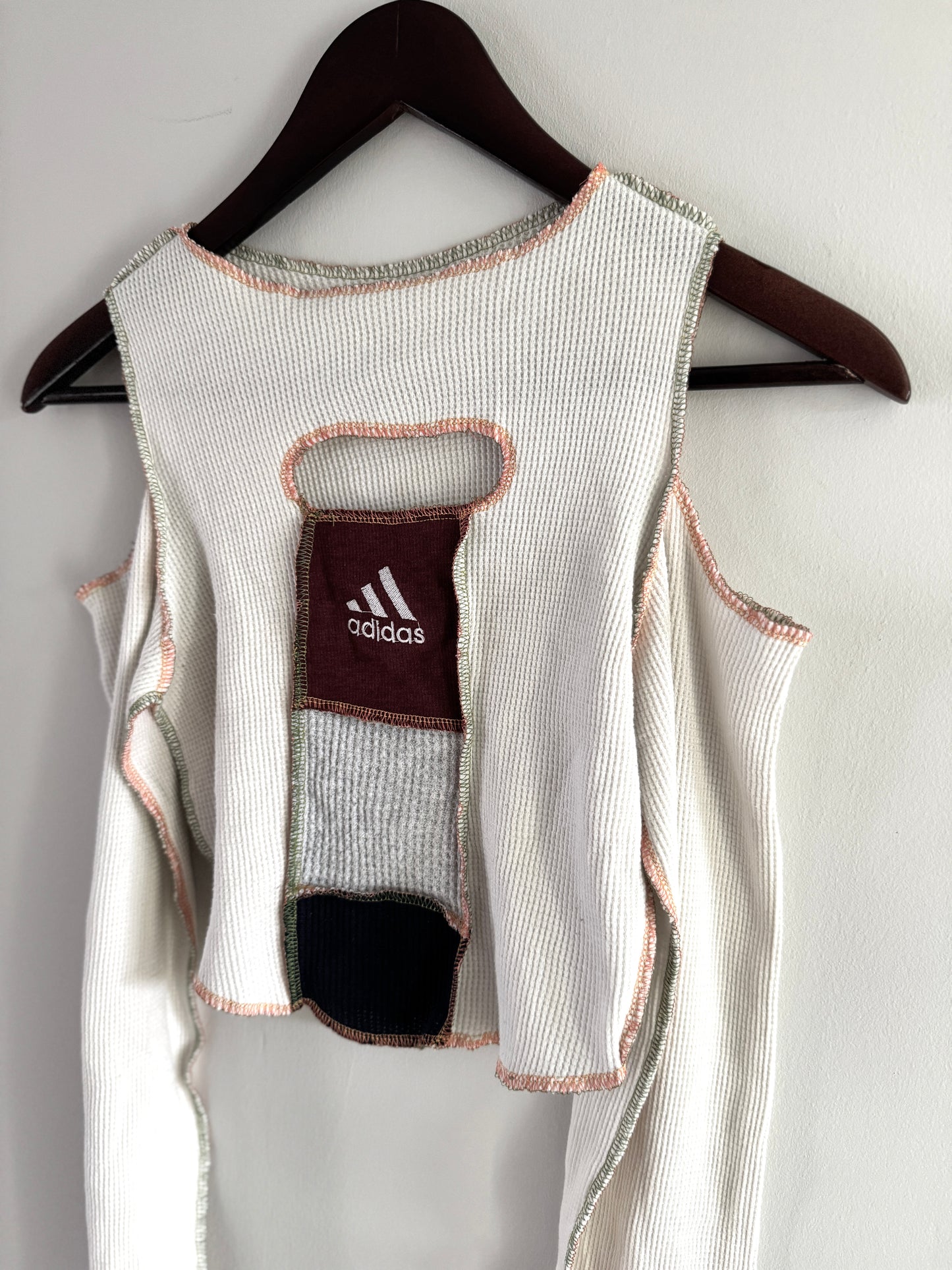 Y2K Deconstructed Knit Top – Long Sleeve Cut-Out