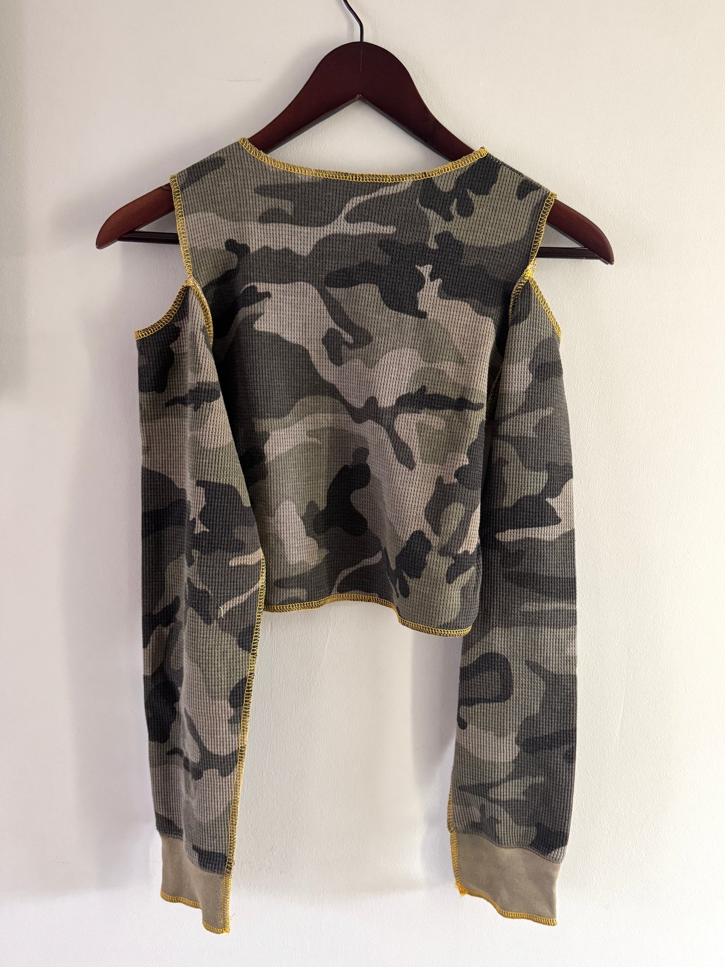 Y2K Deconstructed Knit Top – Long Sleeve Cut-Out