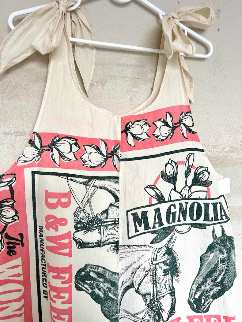 Vintage Thai Cotton Jumpsuit