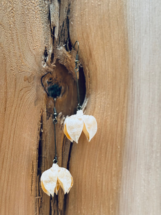 Rose Shell Blossom Earrings – Nature’s Elegance