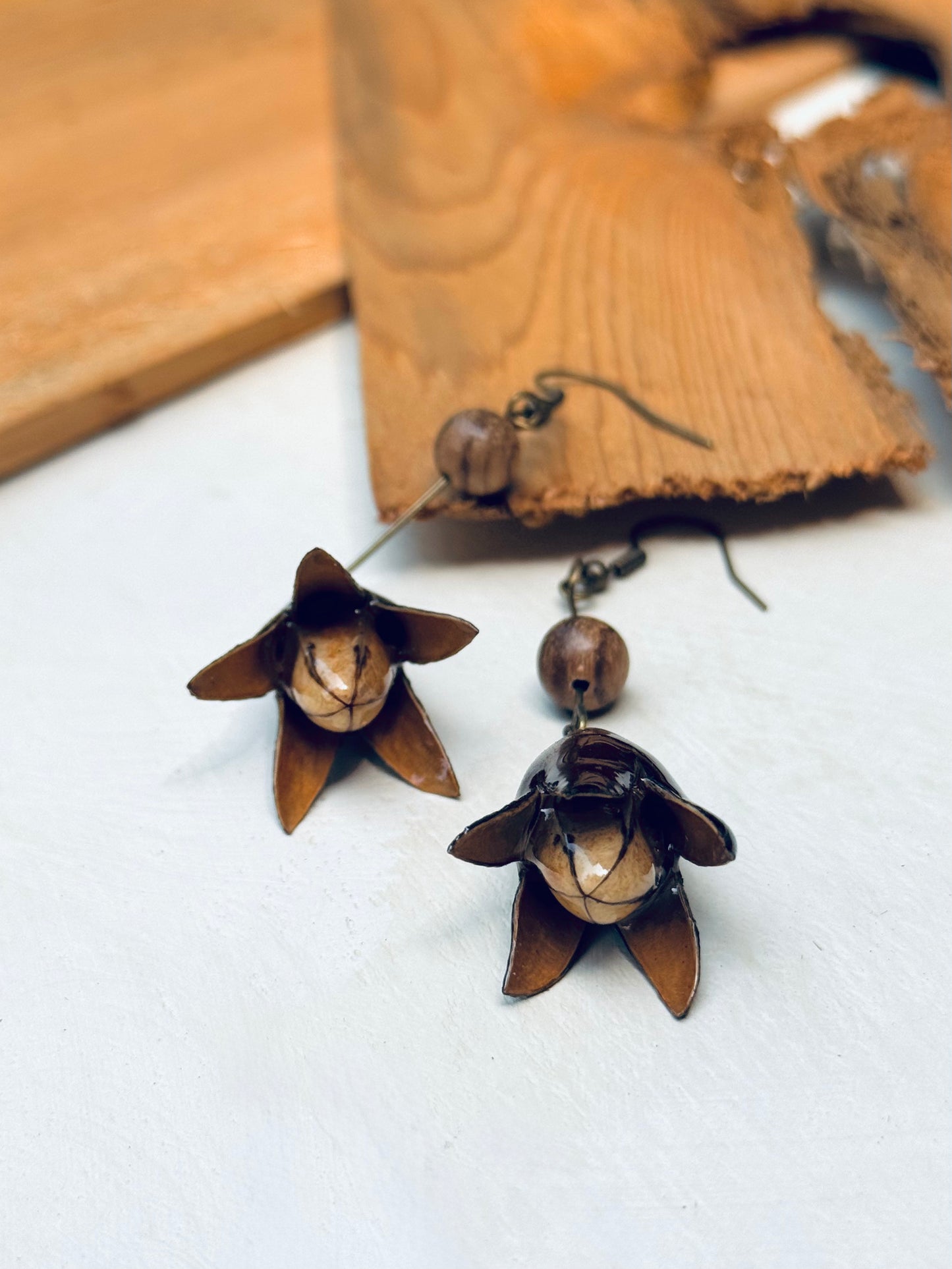 Toon Fruit Drop Earrings – Wild & Earthy Elegance