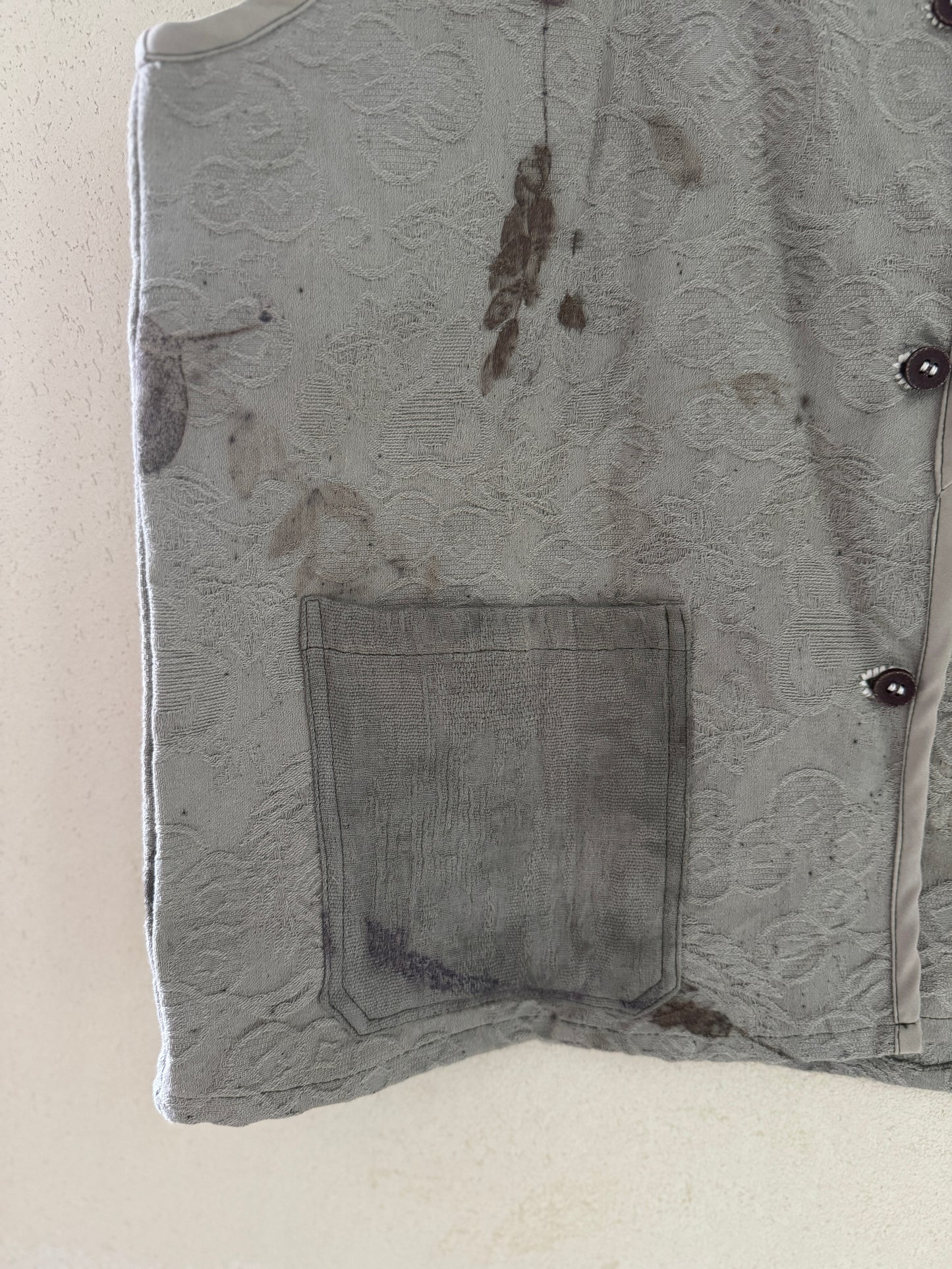 Hand-Dyed Botanical Cotton Vest | One-of-a-Kind | Natural Plant Dye