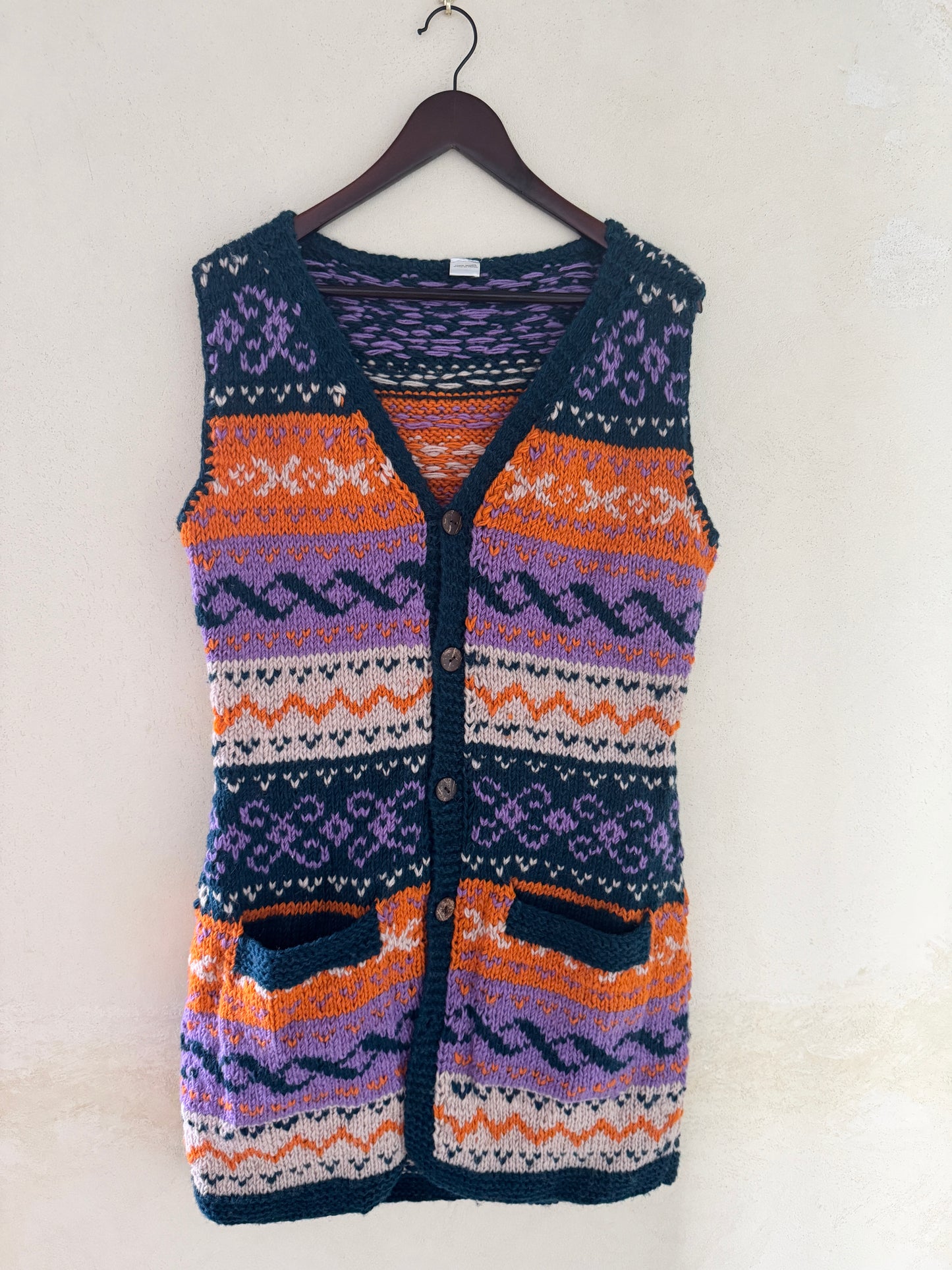 Handmade Wool Knit Vest – Nepal