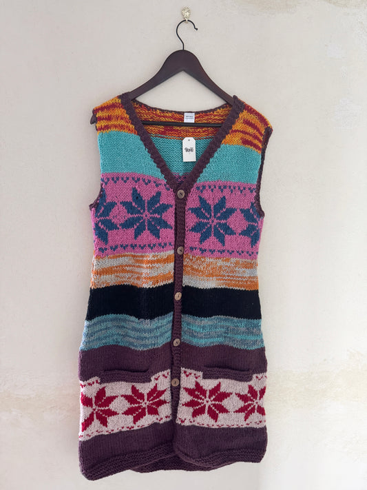 Handmade Wool Knit Vest – Nepal