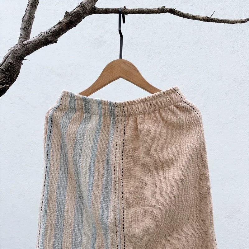 Handmade Patchwork Cotton Skirt – One-of-a-Kind