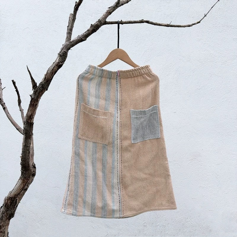 Handmade Patchwork Cotton Skirt – One-of-a-Kind