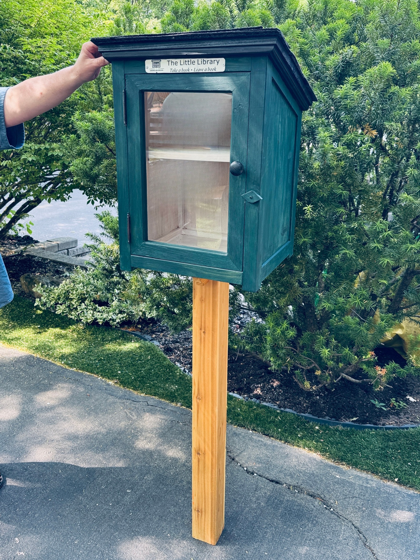2-Tier Little Free Library — Bronte Woodwork Collection