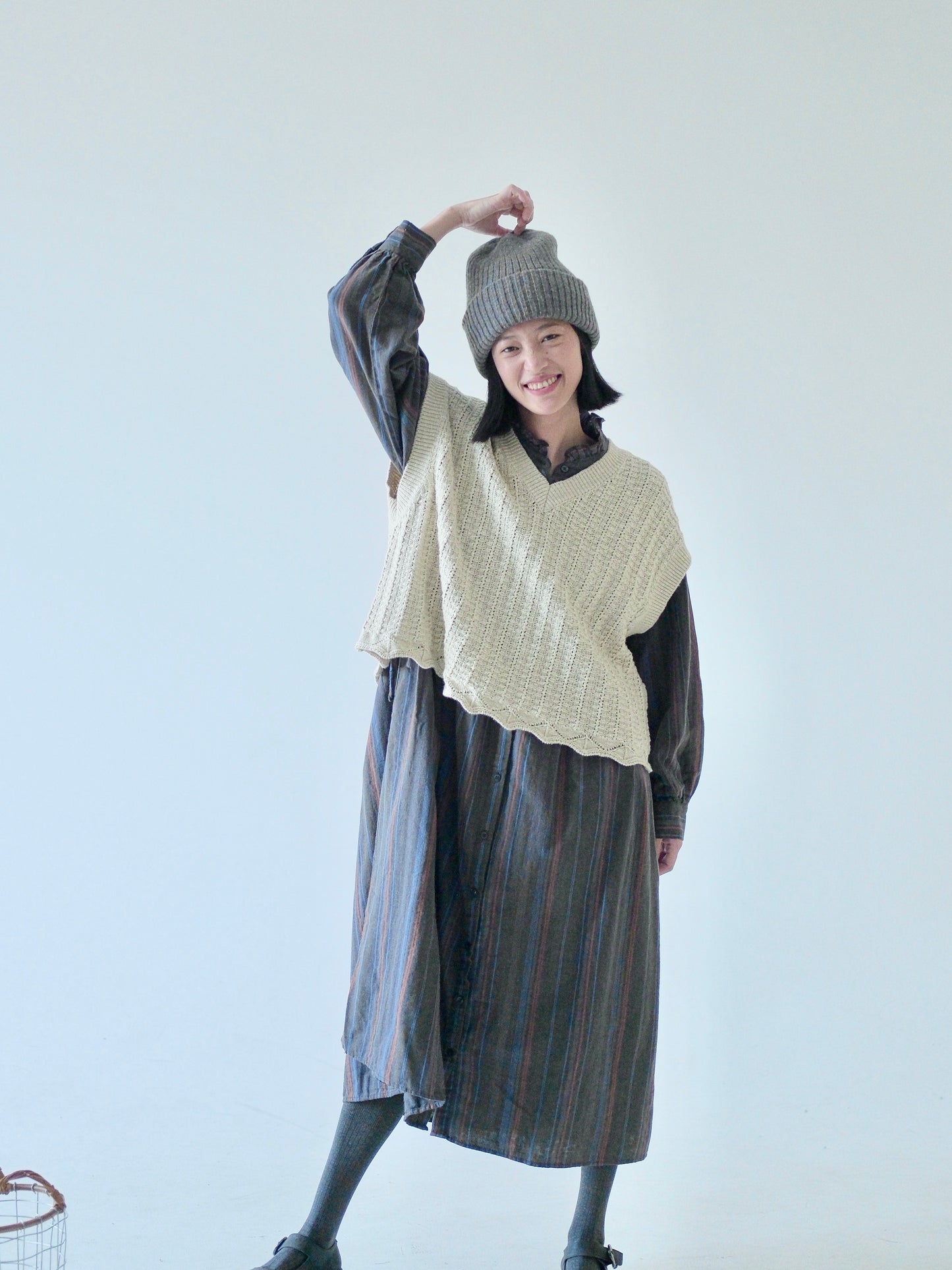 Effortless layering vest, crafted in Japan