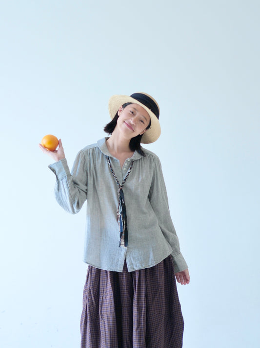 Soft Cotton Blouse – Made in Japan